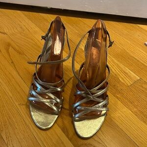 Nicole Miller 3” strappy pumps